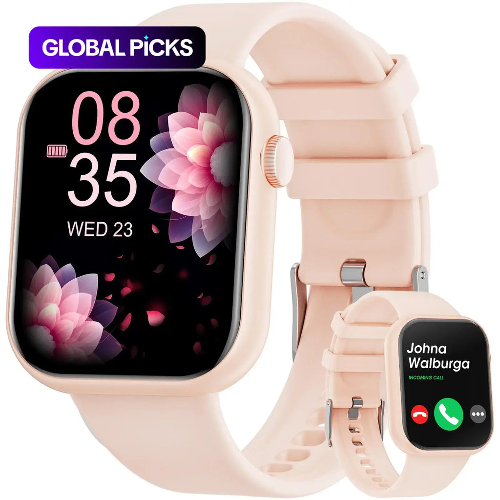 Smart Watch for Women Man (Answer/Make Call), 1.85 Inch Fitness Tracker with Pedometer & Multiple Sports Modes, Fitness Watch for Android Iphone, Back to School Gifts, Health Smart Watch